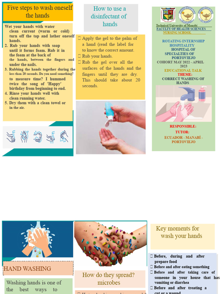 Essential Hand Washing Steps Guide | PDF | Hand Washing | Hygiene