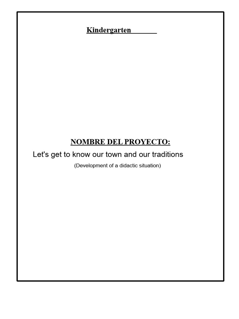 Project Customs and Traditions of My Community | PDF | Learning