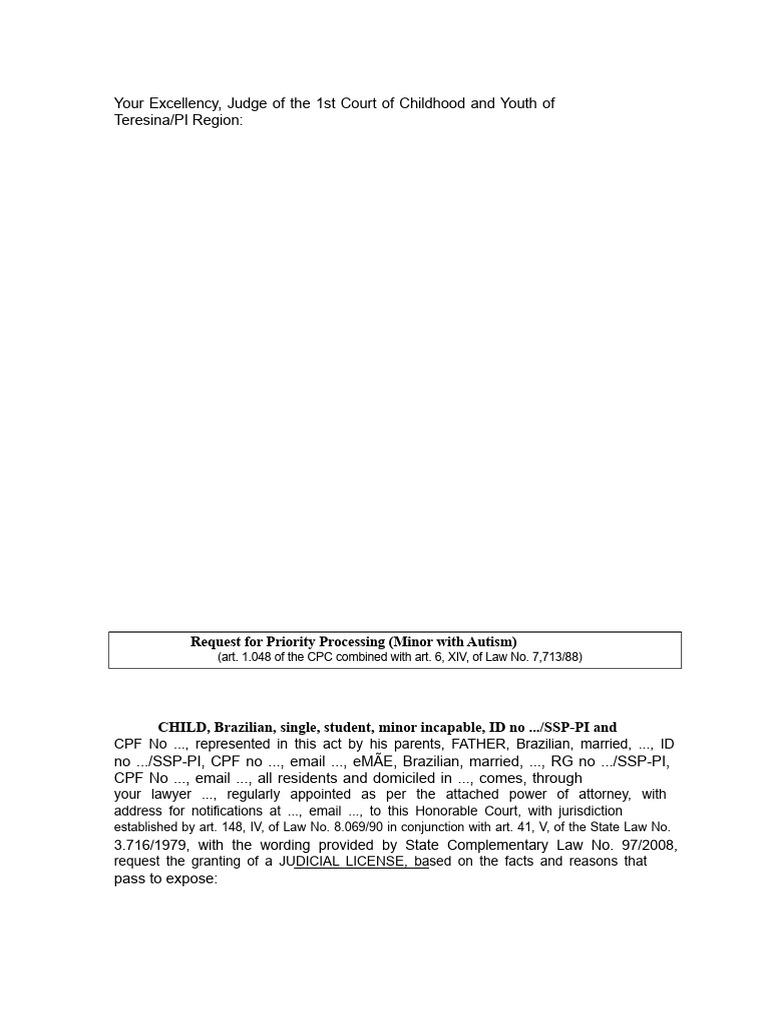 Judicial License Request for Minor's Vehicle Sale | PDF | Legal Aid | Taxes