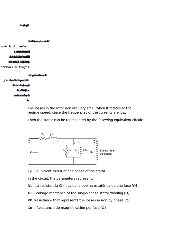 Equivalent Circuit of Induction Motors | PDF | Electromagnetic ...