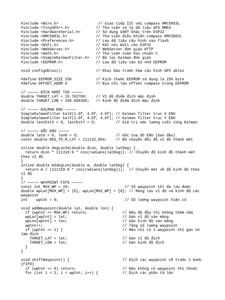 Giải Thích Code | PDF