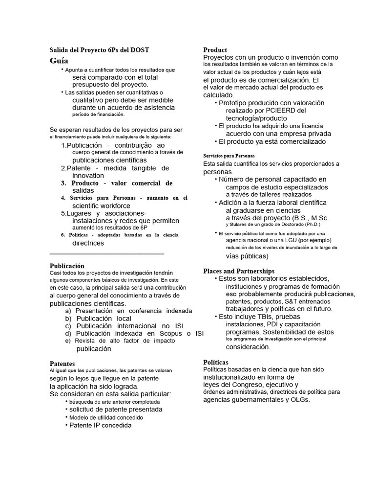 6 Ps | PDF | Economias