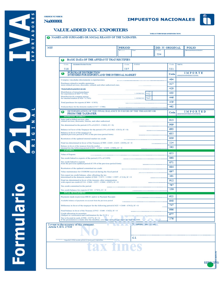 F210 Vat PDF | PDF | Value Added Tax | Taxes