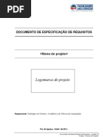 Modelo - DOC especificação de requisitos