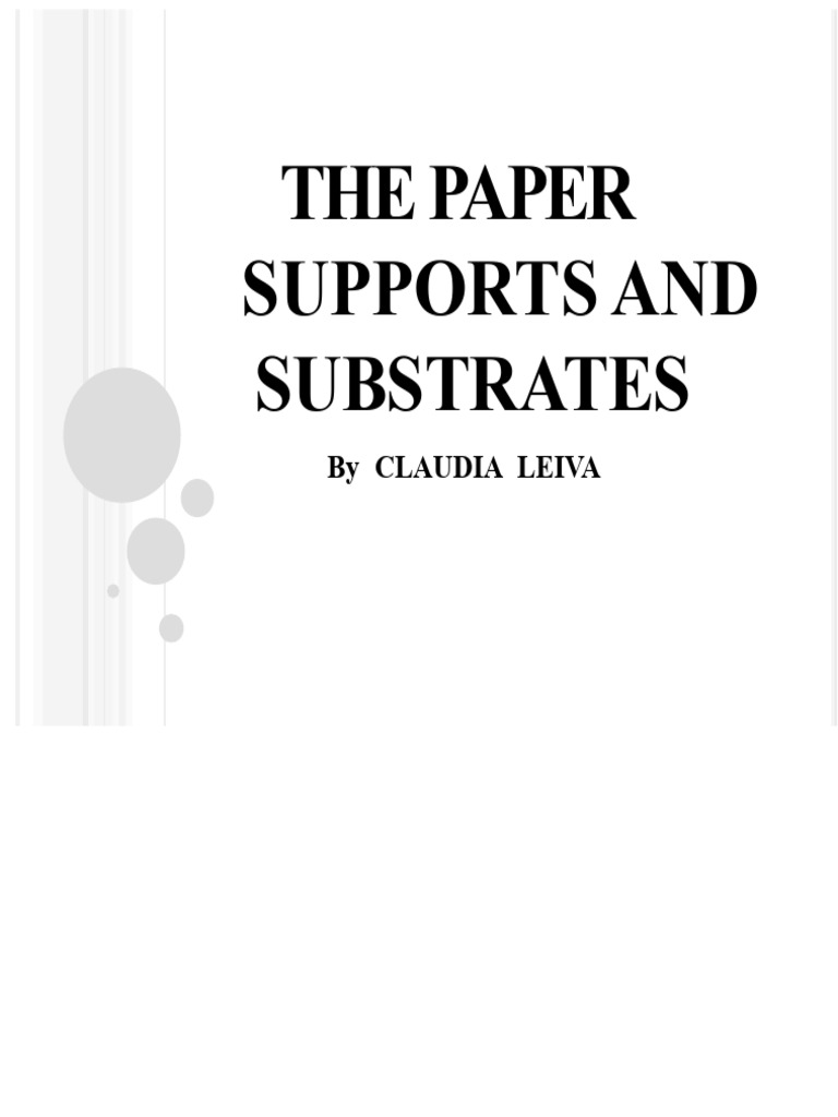 Understanding Paper Substrates and Types | PDF | Paper | Fibers