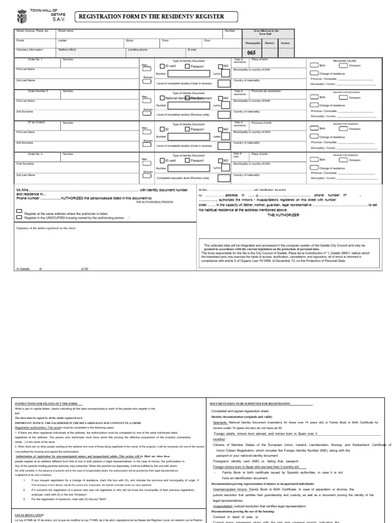 Standard Format | PDF | Identity Document | Birth Certificate