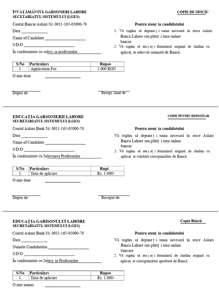 Formular de Solicitare A Locului de Muncă Lges | PDF