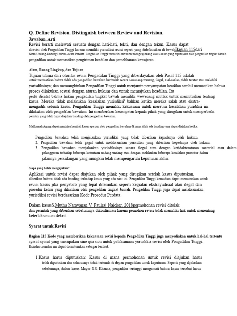 Revisi | PDF