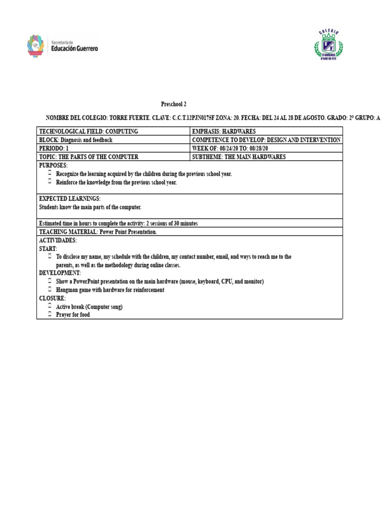 Computing Curriculum Overview for Grades 1-6 | PDF | Computing ...