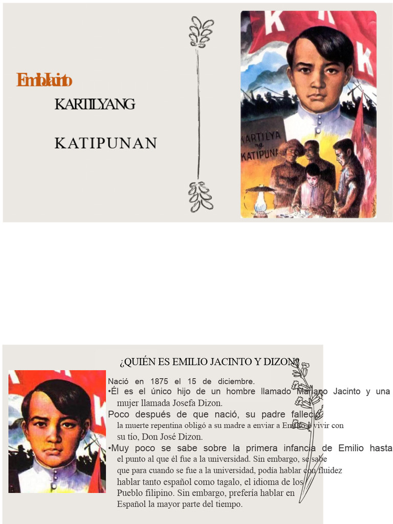 Emilio Jacinto y la Kartilya ng Katipunan | PDF | Filipinas | Indias
