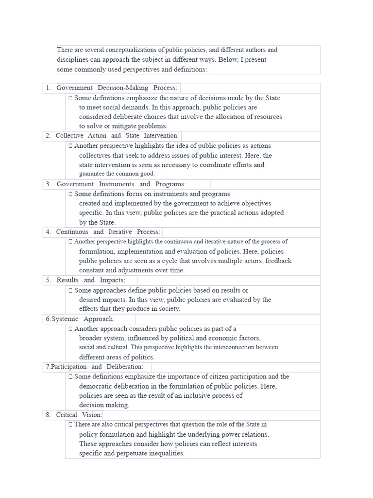 Understanding Public Policy Concepts | PDF | Policy | Decision Making