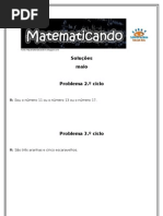 Matematicando (soluções maio)