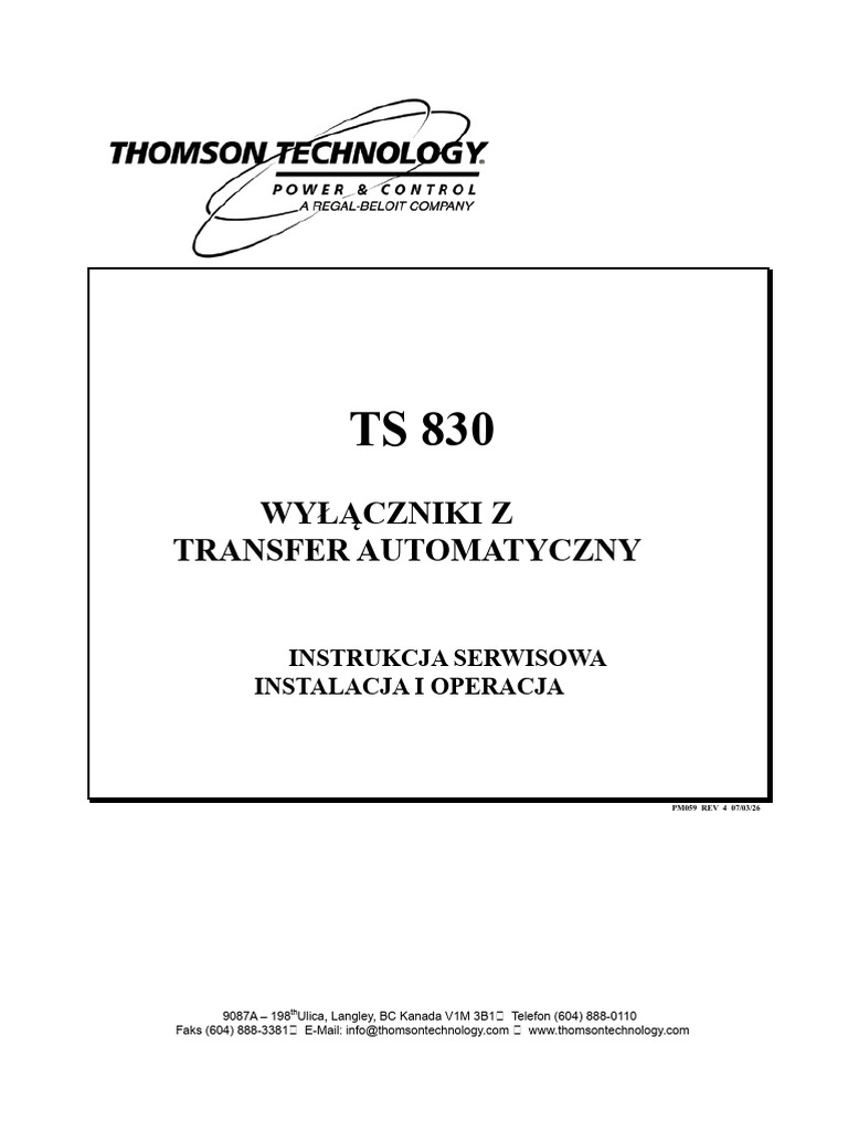 W Stal Transfer Ts 830 | PDF