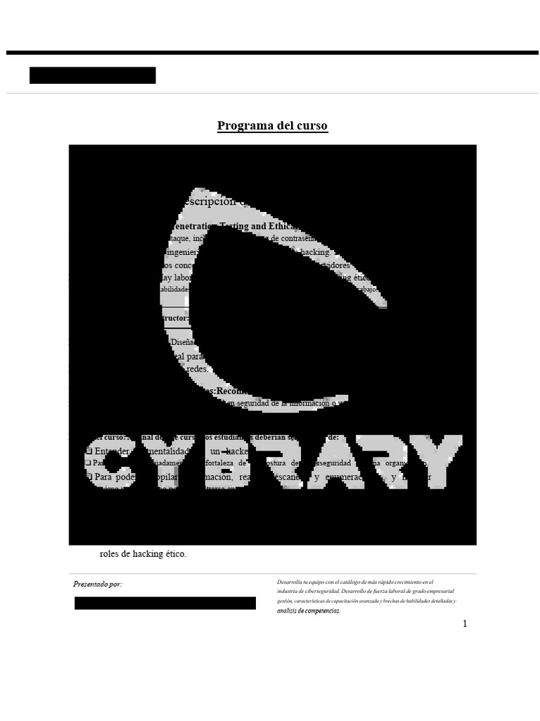 Curso de Hacking Ético y Pentesting | PDF | Seguridad | La seguridad ...