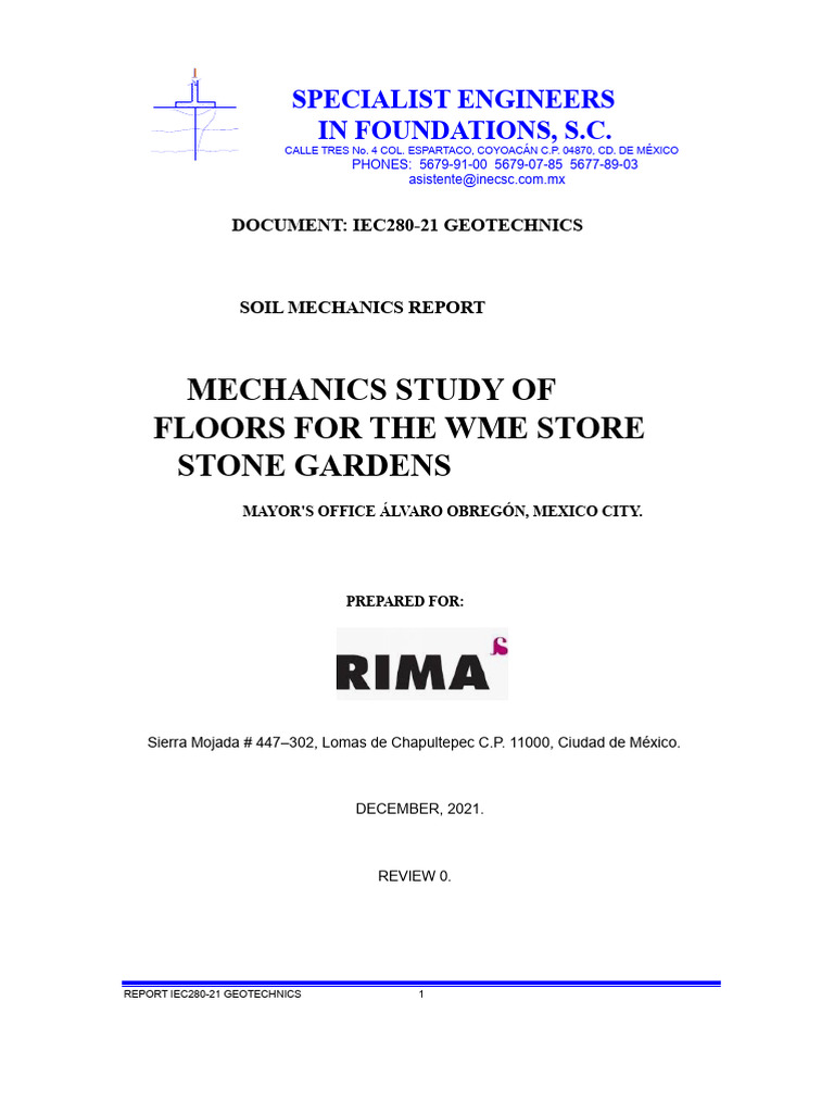 Geotechnical Soil Mechanics Report | PDF | Geotechnical Engineering ...