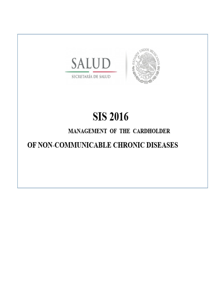 Chronic Diseases Card Holder 16 | PDF | Chronic Condition | Medical ...