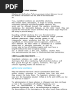 Hartmann's Solution: Uses and Precautions | PDF | Intravenous Therapy ...