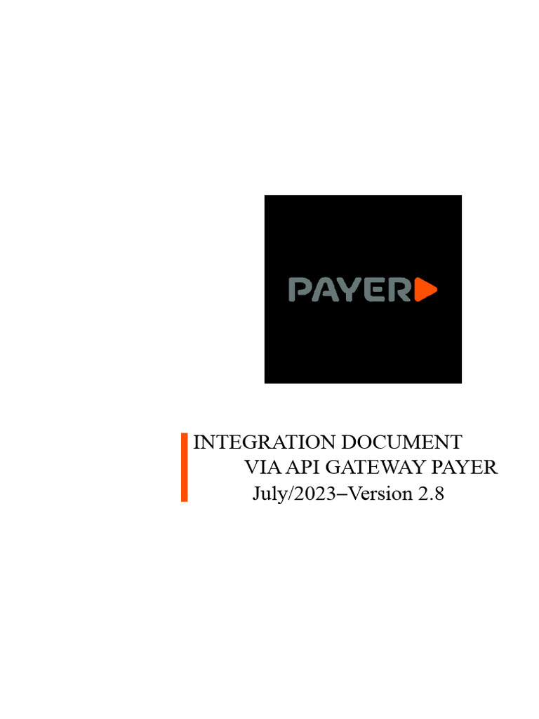 Payer API Gateway Integration Guide | PDF | Payments | Point Of Sale