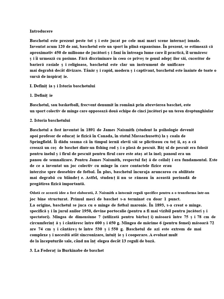 Baschetul | PDF