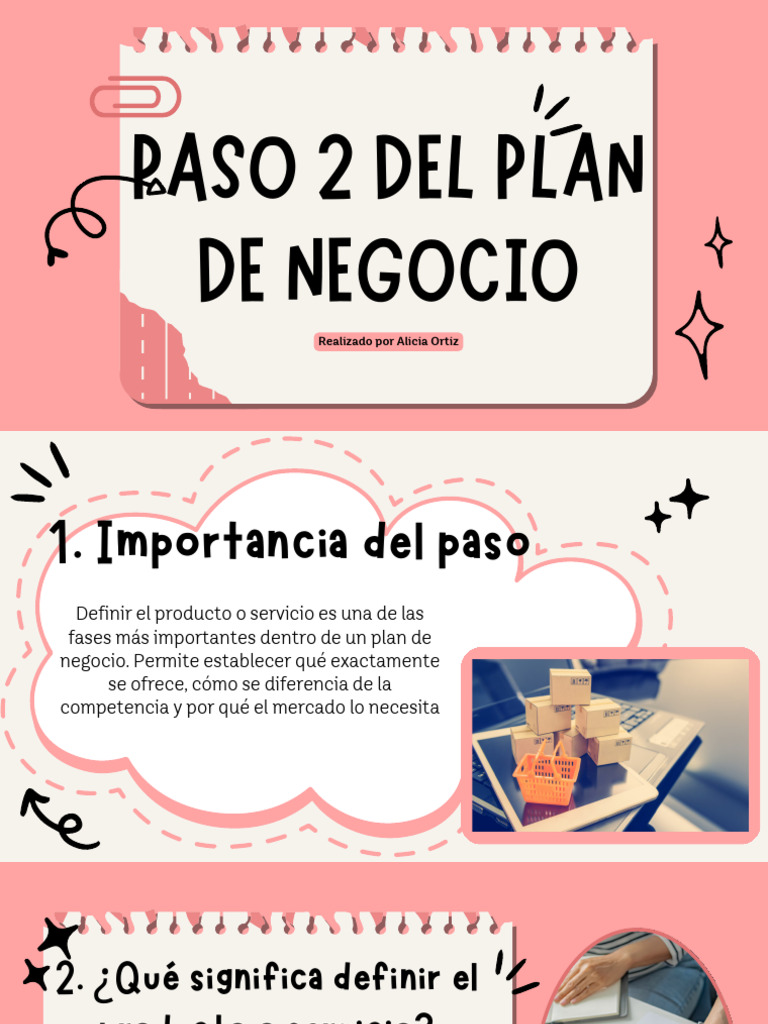 Paso 2 Del Plan de Negocio | PDF | Producto (Negocio) | Valor añadido
