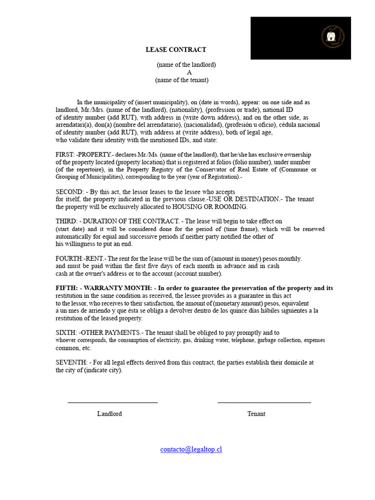 Simple Lease Agreement | PDF | Lease | Leasehold Estate