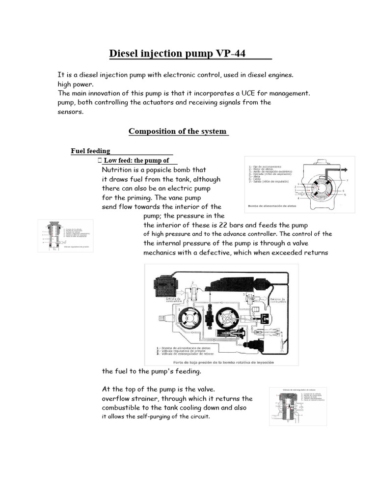 Diesel Injection Pump VP44 | PDF | Pump | Diesel Engine