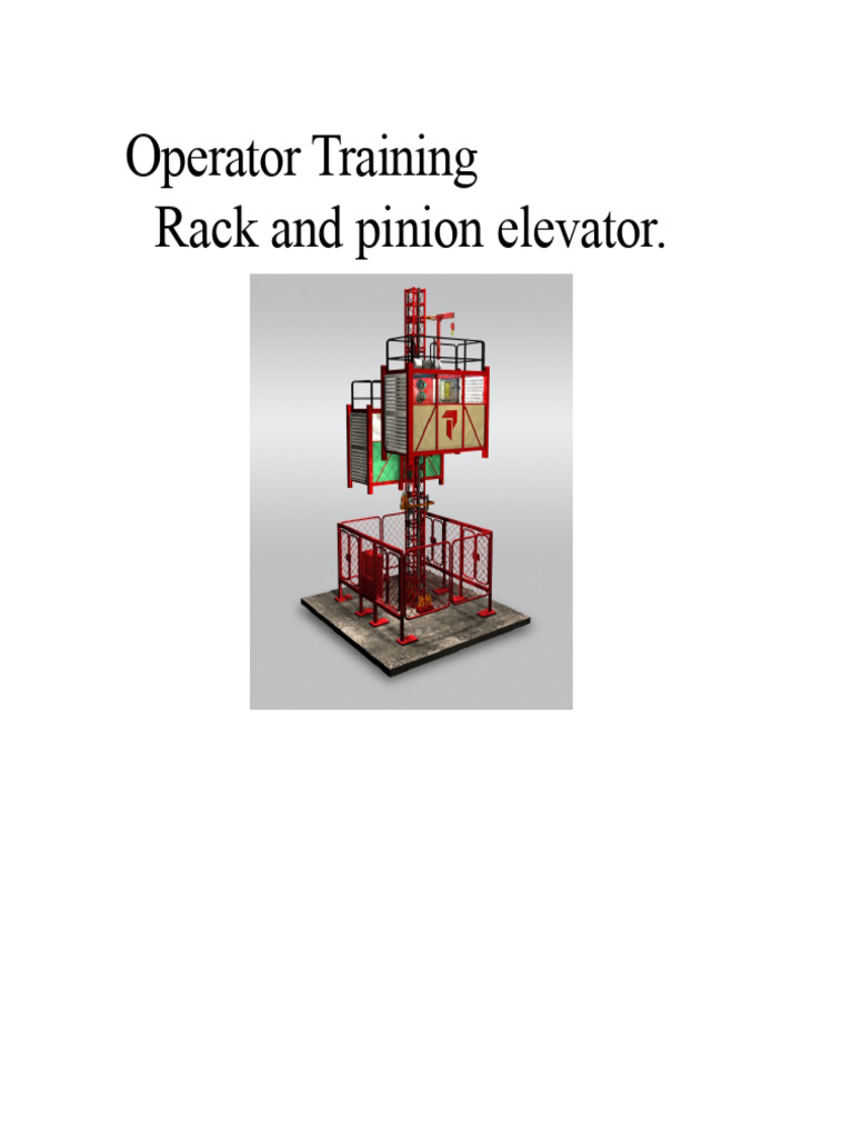 Rack Training | PDF | Elevator