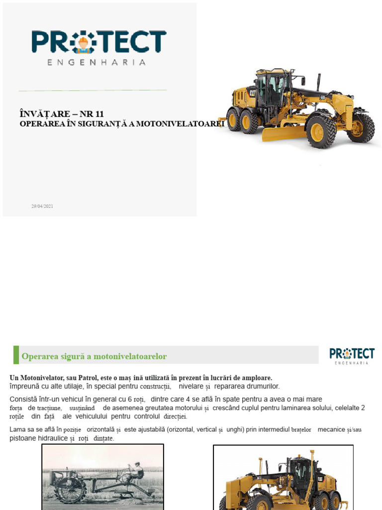 NR 11 Operarea În Siguranță A Buldozerului | PDF