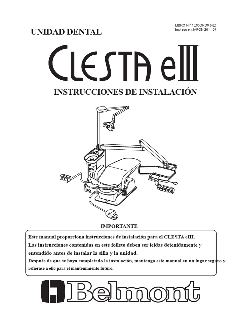 Instrucciones de Instalación CLESTA eIII | PDF | Plomería | Tornillo