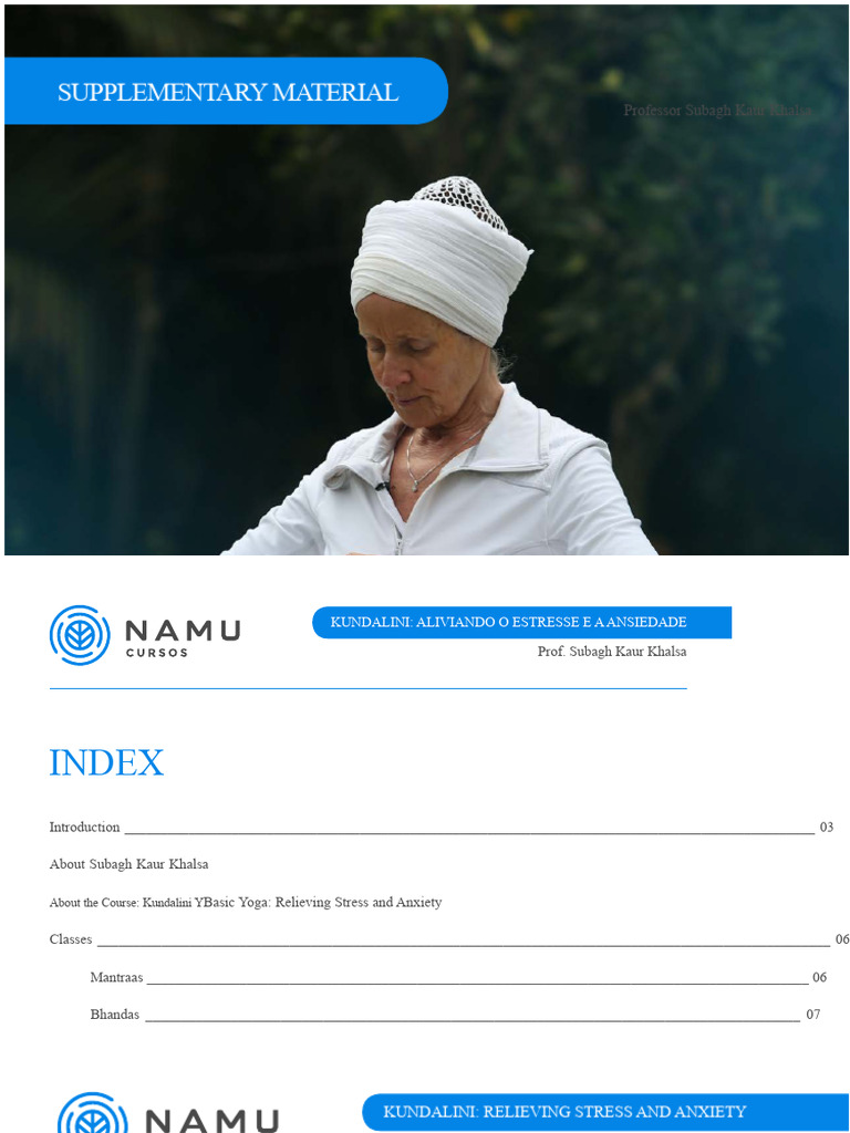 Kundalini Yoga for Stress Relief | PDF | Kundalini | Kundalini Yoga