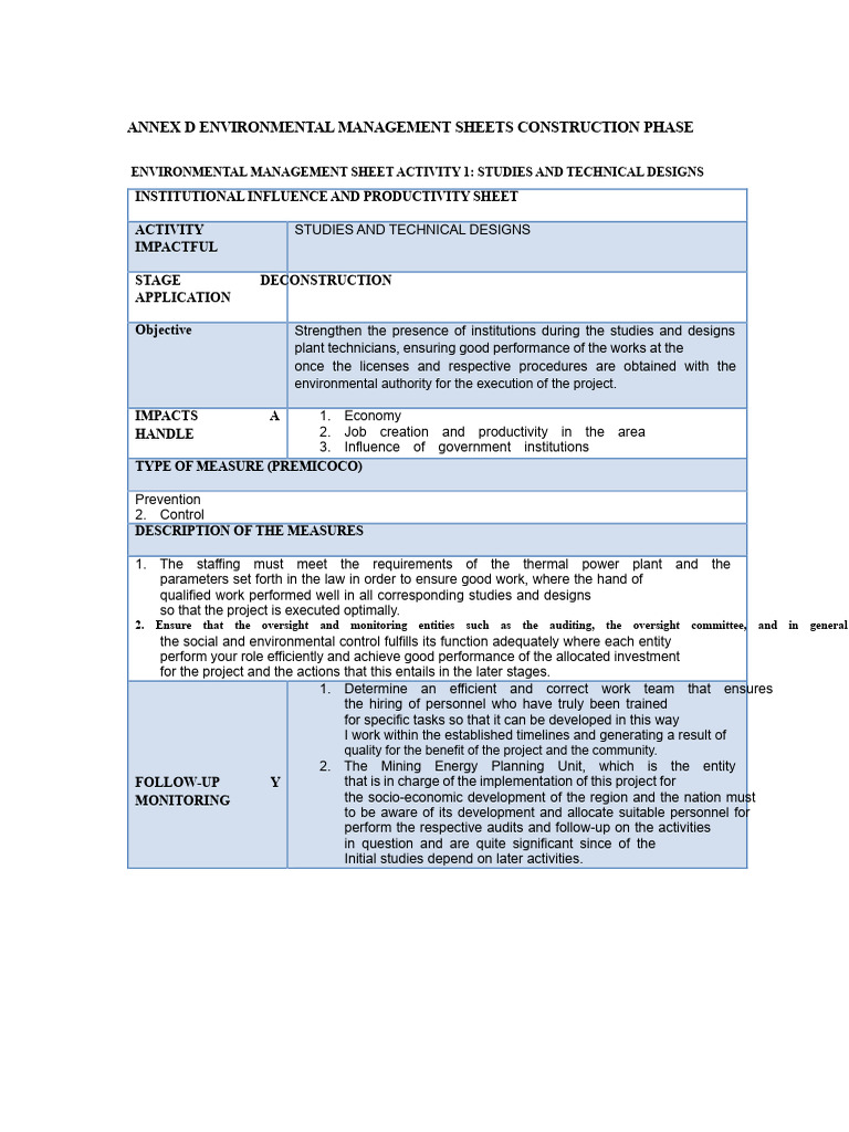 Environmental Management in Construction | PDF | Audit | Environmental ...