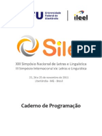Caderno Programacao Silel20111