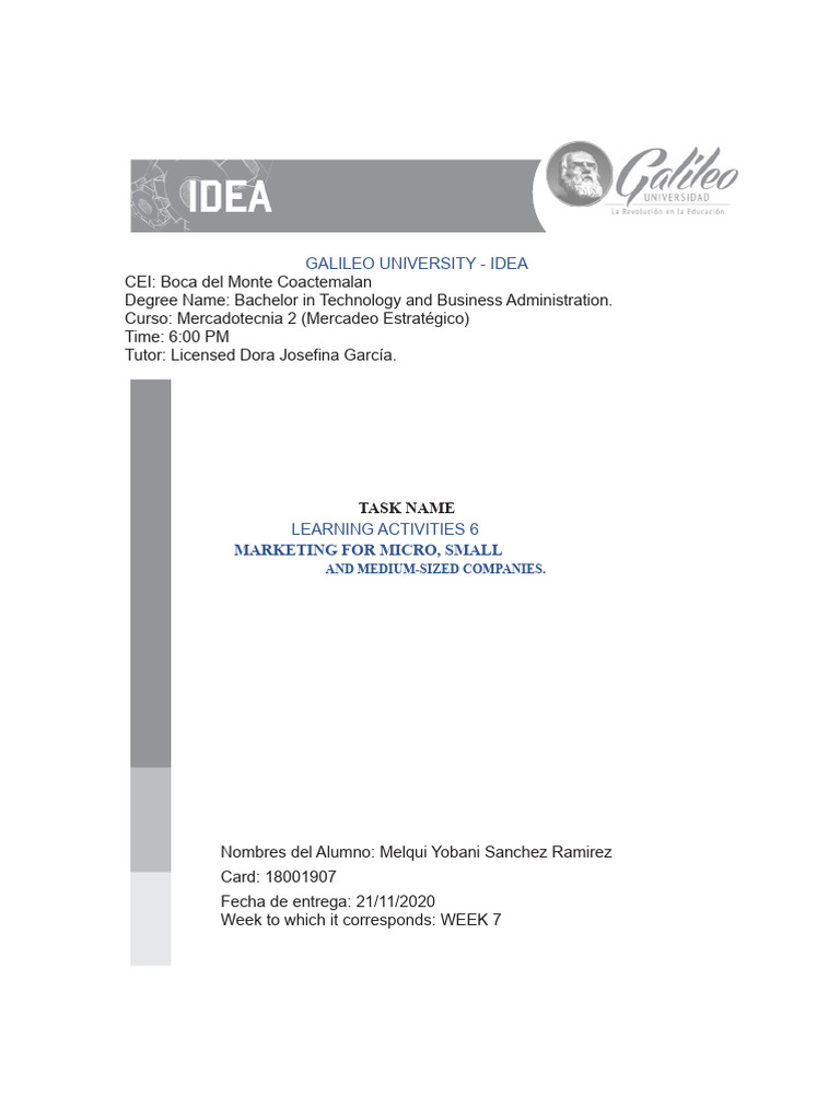 activity exercise 4. | PDF | Marketing | Business