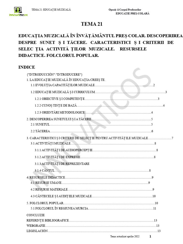 Tema 21 Ei 23 | PDF