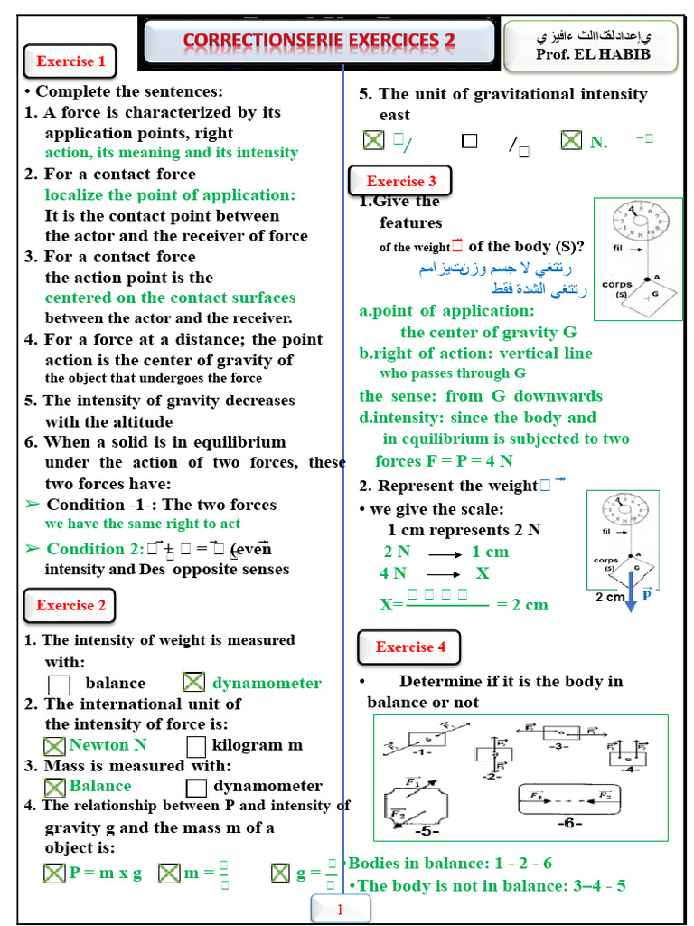 Equilibrium of A Solid Subjected To Two Forces Corrected Series of ...