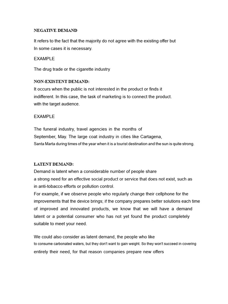 Understanding Types of Market Demand | PDF | Demand | Marketing