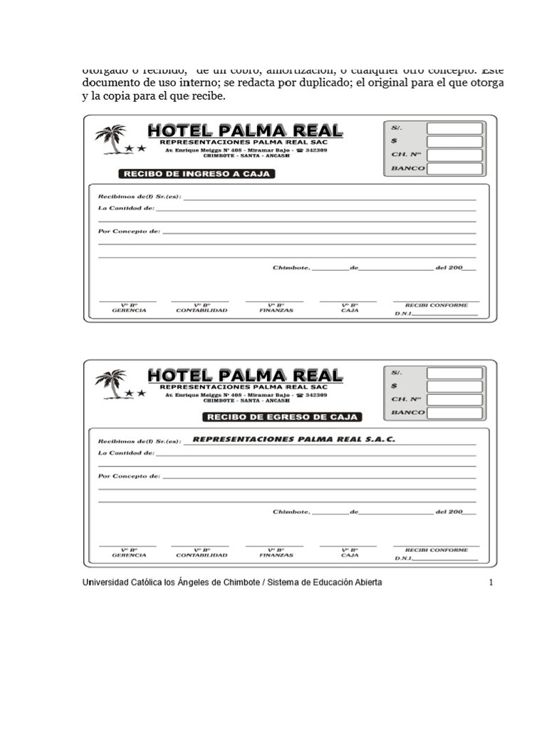 Formato de Vale | PDF