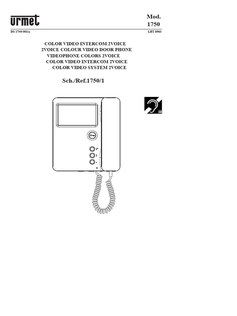 2Voice Color Video Intercom Guide | PDF