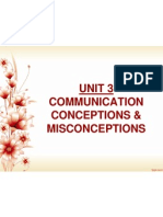 Communication Conceptions and Misconceptions