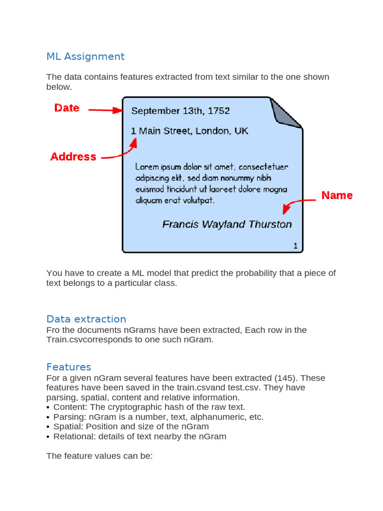 Assignment For Data Scientist | PDF