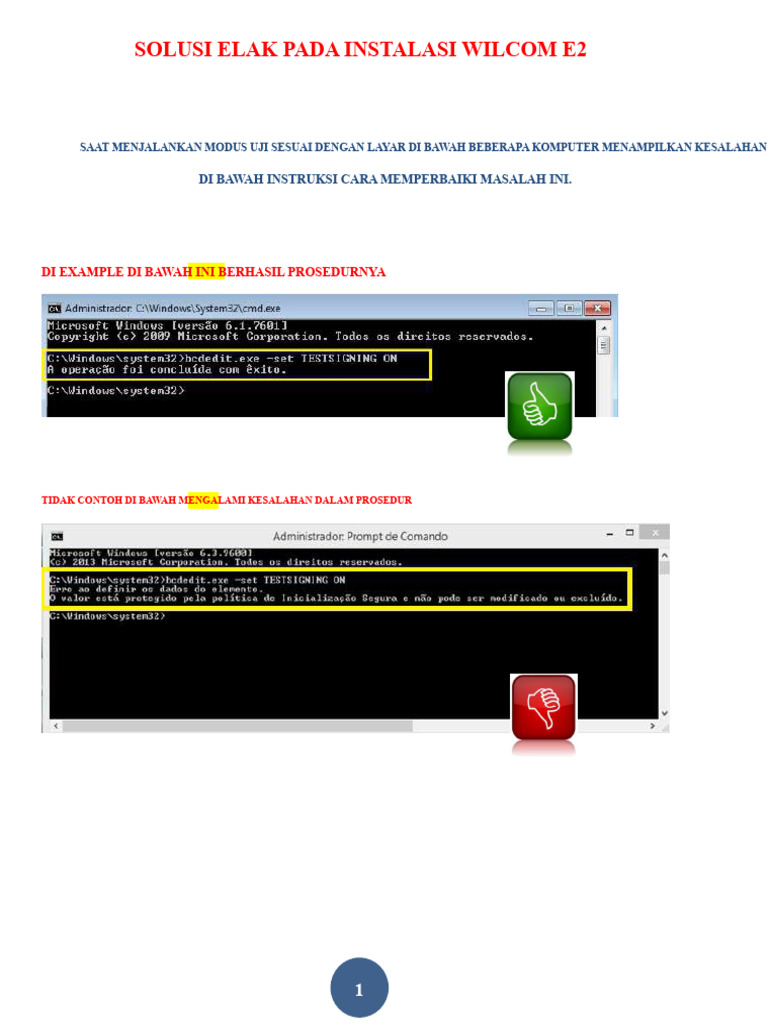 Solusi Instalasi Wilcom E2 UEFI | PDF