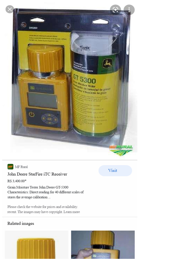 grain moisture meter john deere - Google Search | PDF