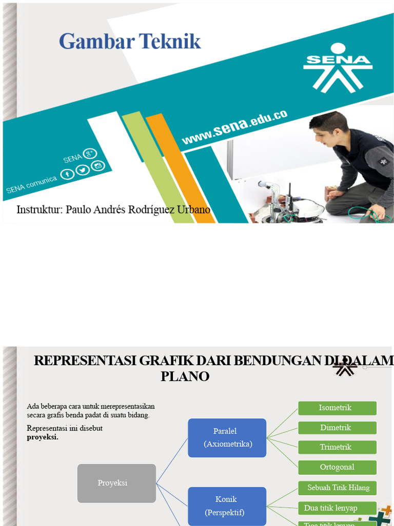 Metode Proyeksi dalam Gambar Teknik | PDF
