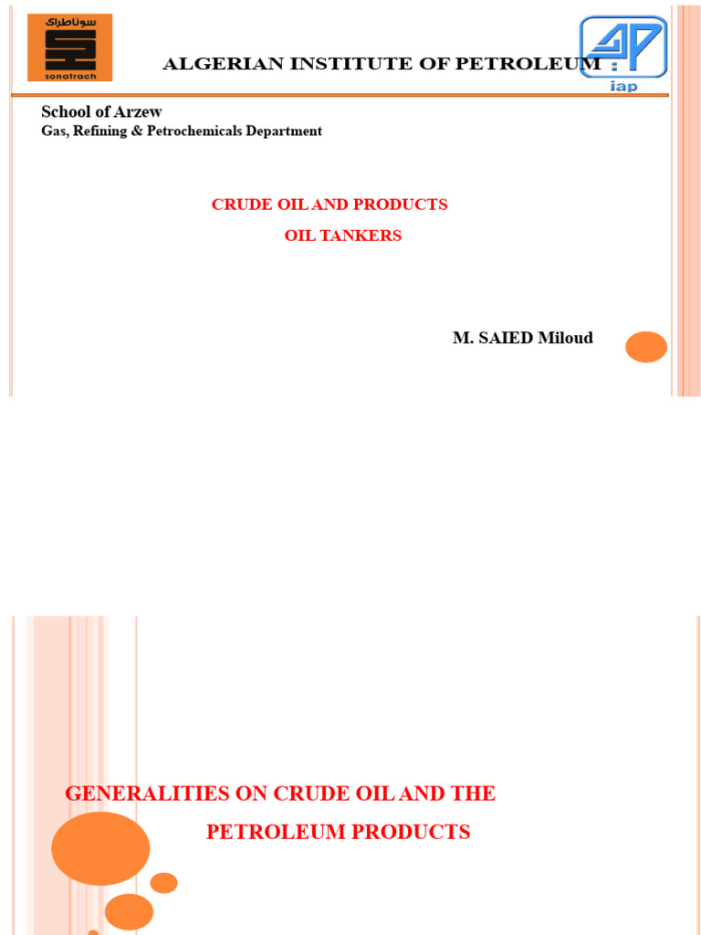 Crude Oil Composition and Classification | PDF | Hydrocarbons | Petroleum