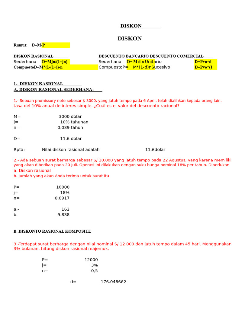 Diskon | PDF