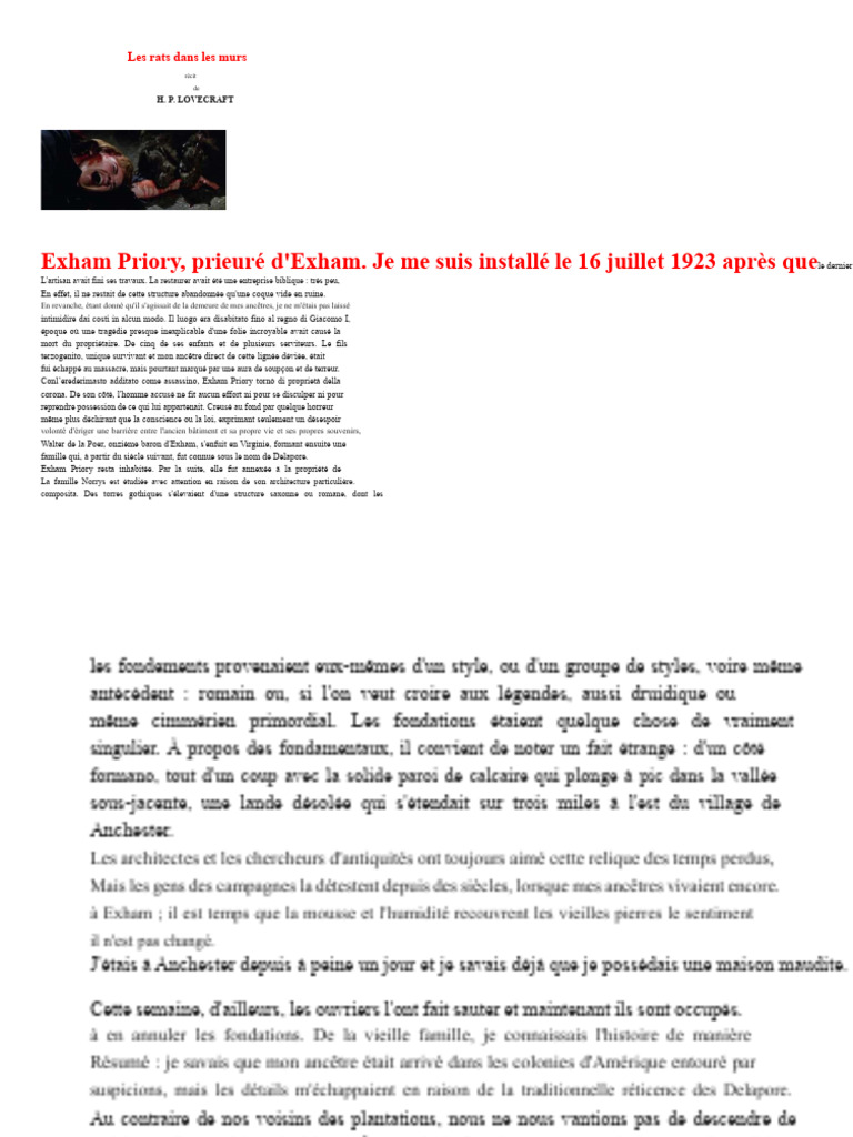 Exham Priory : Histoire et Mystères | PDF | Chats