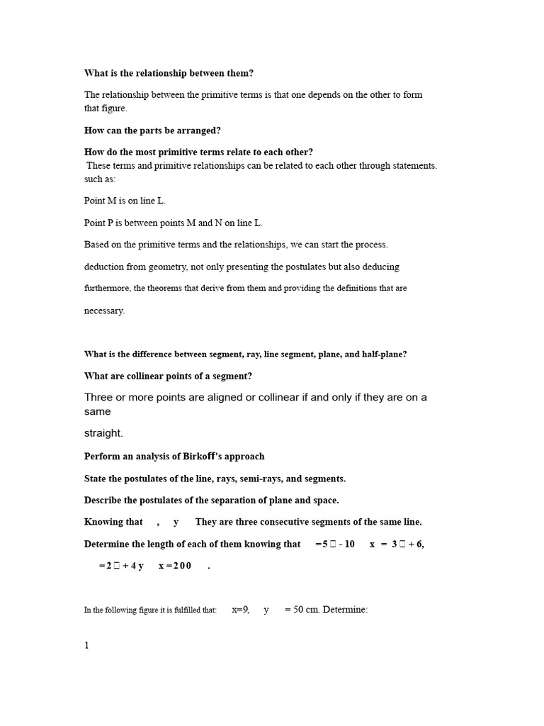 Understanding Primitive Geometry Terms | PDF