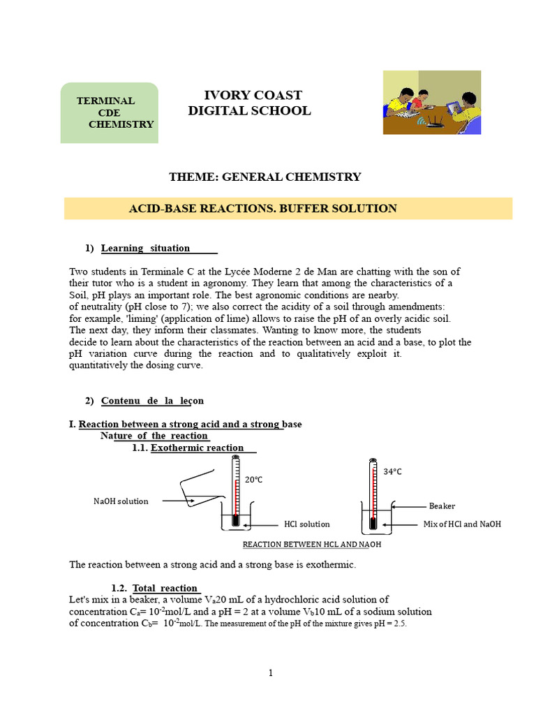 Acid-Base Reactions in Chemistry | PDF | Ph | Acid