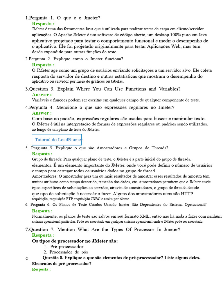 Guia Completo sobre JMeter e Testes de Carga | PDF | Testes de software ...