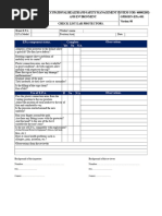 Daily Stacker Inspection Checklist | PDF | Technology & Engineering